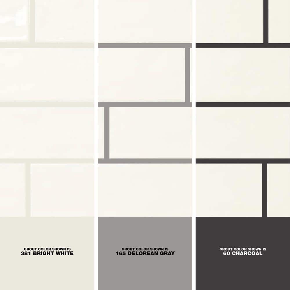 Marazzi LuxeCraft White 3 in. x 12 in. Glazed Ceramic Subway Wall Tile (12 sq. ft. per Case)