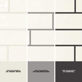 Marazzi LuxeCraft White 3 in. x 12 in. Glazed Ceramic Wall Tile (12 sq. ft. / case)
