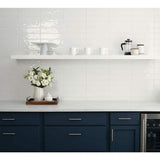 Marazzi LuxeCraft White 3 in. x 12 in. Glazed Ceramic Wall Tile (12 sq. ft. / case)