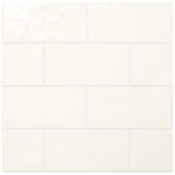 Marazzi LuxeCraft White 4 in. x 8 in. Glazed Ceramic Subway Wall Tile (10.5 sq. ft. / case)
