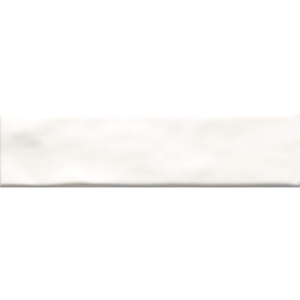LuxeCraft White 2 in. x 8 in. Glazed Ceramic Subway Wall Tile (10.16 sq. ft./case)