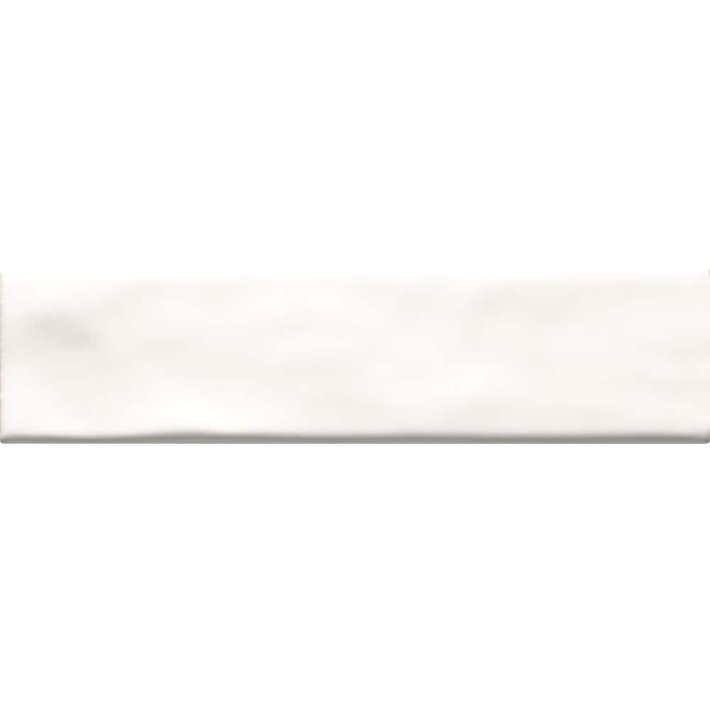 LuxeCraft White 2 in. x 8 in. Glazed Ceramic Subway Wall Tile (10.16 sq. ft./case)