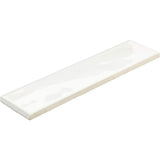 LuxeCraft White 2 in. x 8 in. Glazed Ceramic Subway Wall Tile (10.16 sq. ft./case)