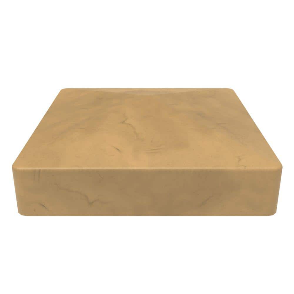 5 in. x 5 in. Vinyl Cypress Pyramid Fence Post Top