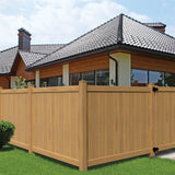 5 in. x 5 in. Vinyl Cypress Pyramid Fence Post Top