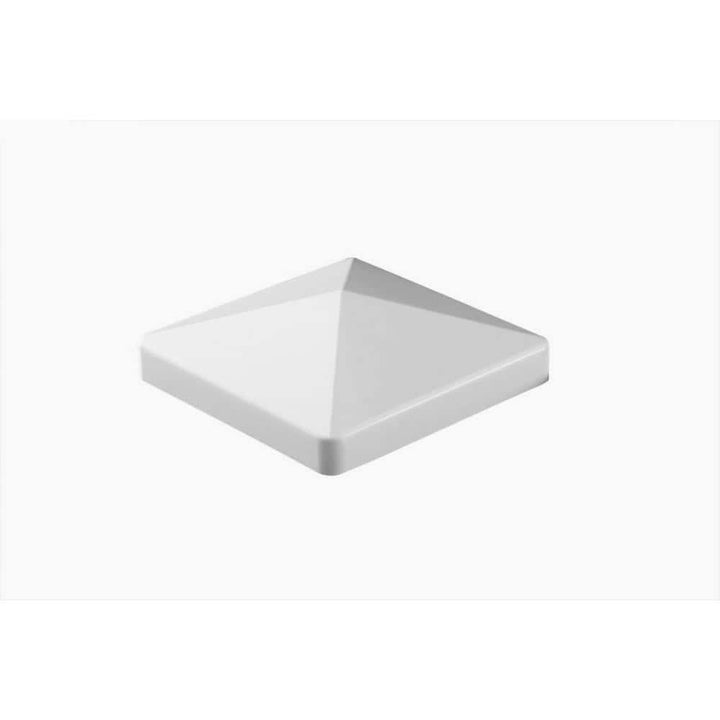 ArmorGuard 4 in. x 4 in. White Bevel Post Sleeve Cap