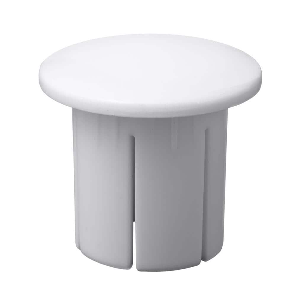 White ADA Hand Rail End Cap