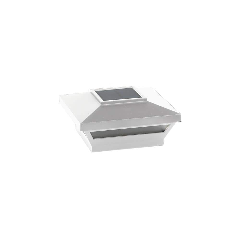 Deckorators Omni Multi-Fit White Solar Lamp
