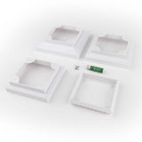 Deckorators Omni Multi-Fit White Solar Lamp