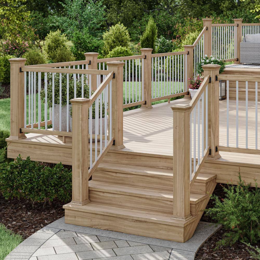 Deckorators White Plastic Estate Designer Horizontal Connector (20-Pack)