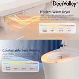 DEERVALLEY Smart Toilet & Bidet Combo with Remote and Auto Flush