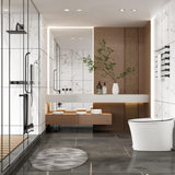 DEERVALLEY Smart Toilet & Bidet Combo with Remote and Auto Flush
