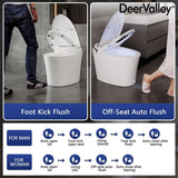 DEERVALLEY 1.28 GPF Smart Toilet Bidet with Heated Seat & UV Sterilization