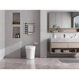 DEERVALLEY Elongated Smart Toilet Bidet with Auto Flush, Warm Water & Air Dryer