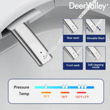 DEERVALLEY Smart Bidet Toilet with Auto Open/Flush, Warm Water, Air Dryer - DV-1S0159-V3
