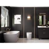 DEERVALLEY Smart Bidet Toilet with Auto Open/Flush, Warm Water, Air Dryer - DV-1S0159-V3