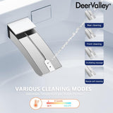 DEERVALLEY Tankless Elongated Smart Toilet Bidet with Auto Close, UV Sterilization & Warm Water Dryer