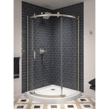 Delta 46 in. x 38 in. Single Threshold Corner Shower Base in White
