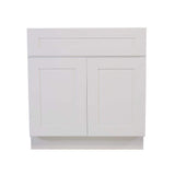 Design House Brookings Solid Wood Assembled Shaker 42 in. x 34.5 in. x 24 in. 2 Door Sink Base Kitchen Cabinet SB42 in White