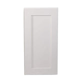 Design House Brookings Shaker 12in.W x 12in.D x 24in.H Solid Wood Assembled Wall Kitchen Cabinet in Painted White w\ Soft Close Door
