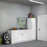 Design House Brookings Solid Wood Assembled Shaker 30 in. x 12 in. x 12 in. 2 Door Wall Kitchen Cabinet W3012 in White