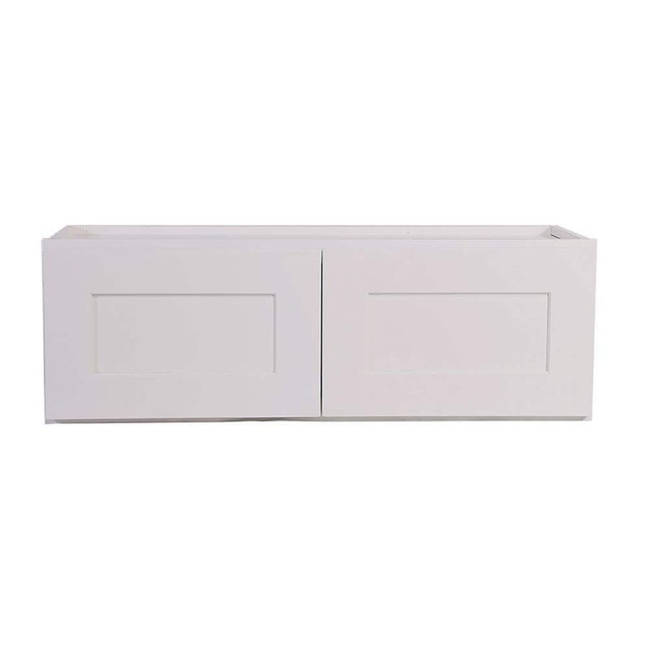 Design House Brookings Solid Wood Assembled Shaker 30 in. x 18 in. x 12 in. 2 Door Wall Kitchen Cabinet W3018 in White