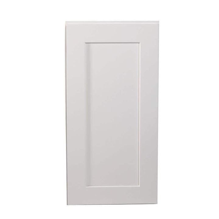 Design House Brookings Shaker 12in.W x 12in.D x 30in.H Solid Wood Assembled Wall Kitchen Cabinet in Painted White w\ Soft Close Door