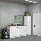 Design House Brookings Solid Wood Assembled Shaker 24 in. x 30 in. x 12 in. 2 Door Wall Kitchen Cabinet W2430 in White