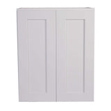 Design House Brookings Solid Wood Assembled Shaker 24 in. x 30 in. x 12 in. 2 Door Wall Kitchen Cabinet W2430 in White