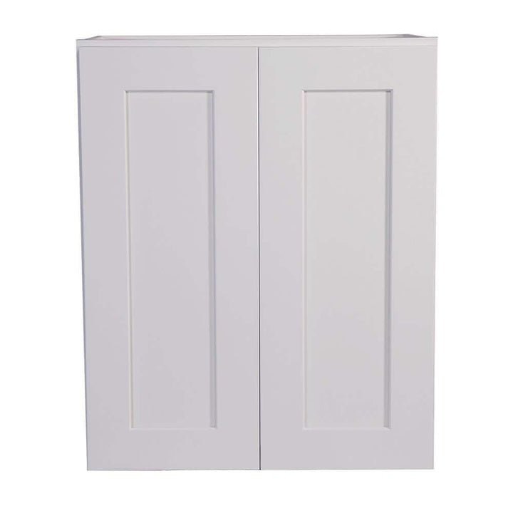 Design House Brookings Solid Wood Assembled Shaker 24 in. x 30 in. x 12 in. 2 Door Wall Kitchen Cabinet W2430 in White