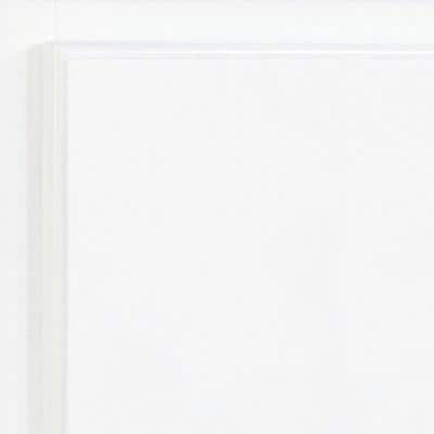 Design House Concord 30 in. x 30 in. Surface-Mount 4-Light Tri-View Medicine Cabinet in White Gloss