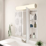 Design House Cyprus 36.3 in. x 30.1 in. Assembled Frameless Tri-View Recessed/Surface Mount Bathroom Medicine Cabinet with Mirrors