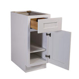 Design House Brookings Plywood Ready to Assemble Shaker 9x34.5x24 in. 1-Door 1-Drawer Base Kitchen Cabinet in White