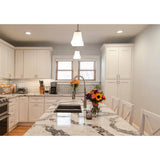 Design House Brookings Solid Wood Ready to Assemble Shaker 36in. x 34.5in. x 24in. 1 Door 1Drawer Blind Base Kitchen Cabinet in White