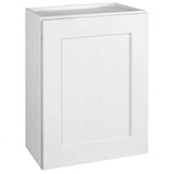 Design House Brookings Plywood Ready to Assemble Shaker 18x24x12 in. 1-Door Wall Kitchen Cabinet in White