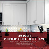 Design House Brookings Plywood Ready to Assemble Shaker 18x24x12 in. 1-Door Wall Kitchen Cabinet in White
