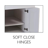 Design House Brookings Plywood Ready to Assemble Shaker 36x18x12 in. 2-Door Wall Kitchen Cabinet in White