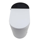 Dimakai Elongated Heated Seat Bidet Toilet with Foot Sensor Flush, 1.28 GPF, LED Display
