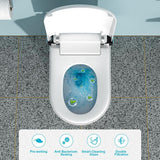 Dimakai Elongated Heated Seat Bidet Toilet with Foot Sensor Flush and LED Display