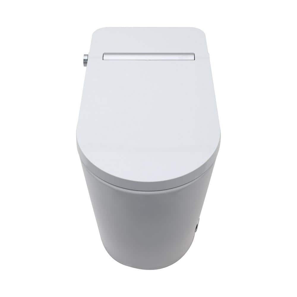 Dimakai Elongated Heated Seat Bidet Toilet with Foot Sensor Flush