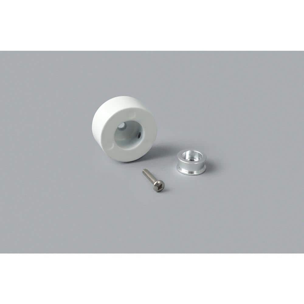 Dolle Prova White Aluminum 79 in. Long Handrail Kit