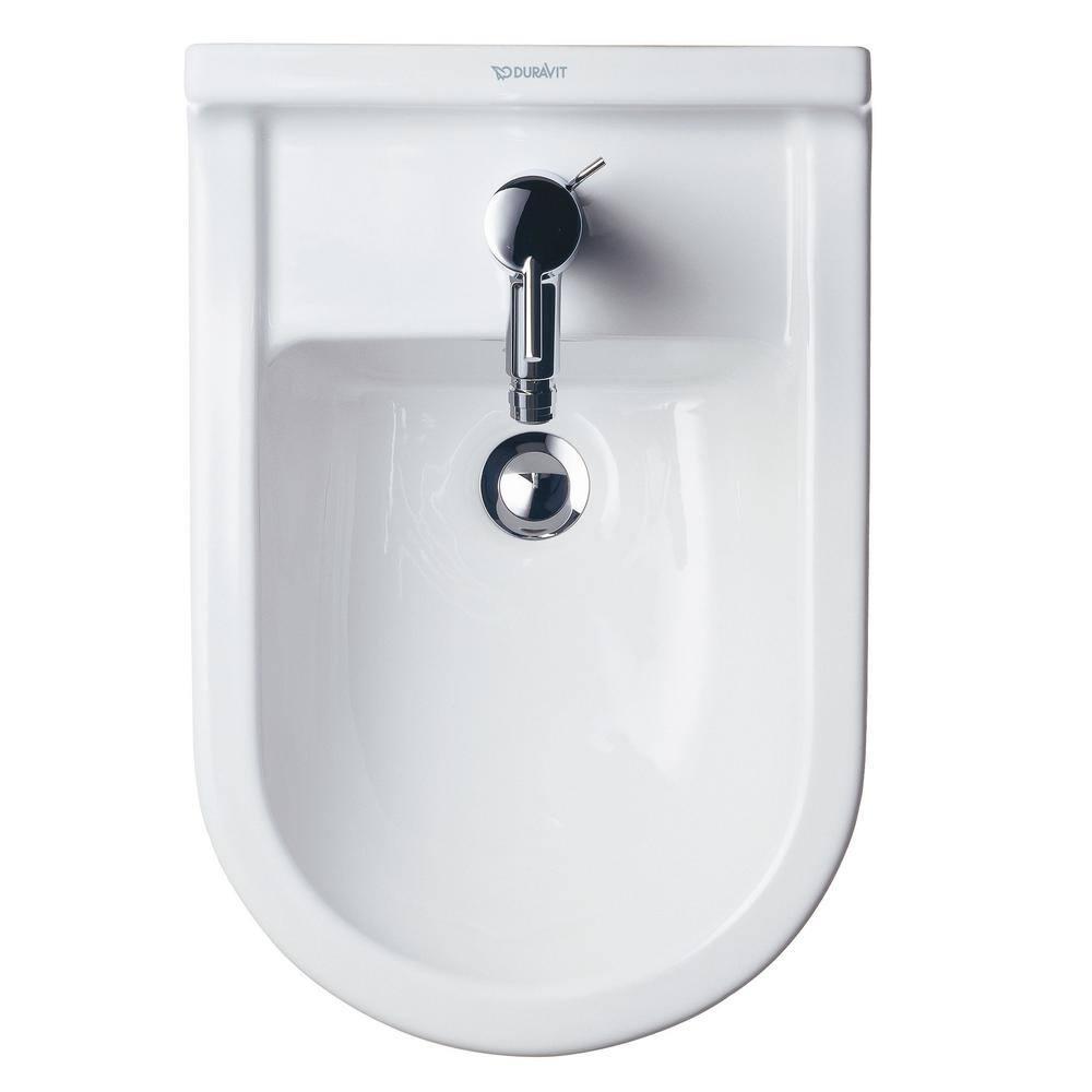 Duravit Starck 3 Round Floor-Mounted Bidet in White