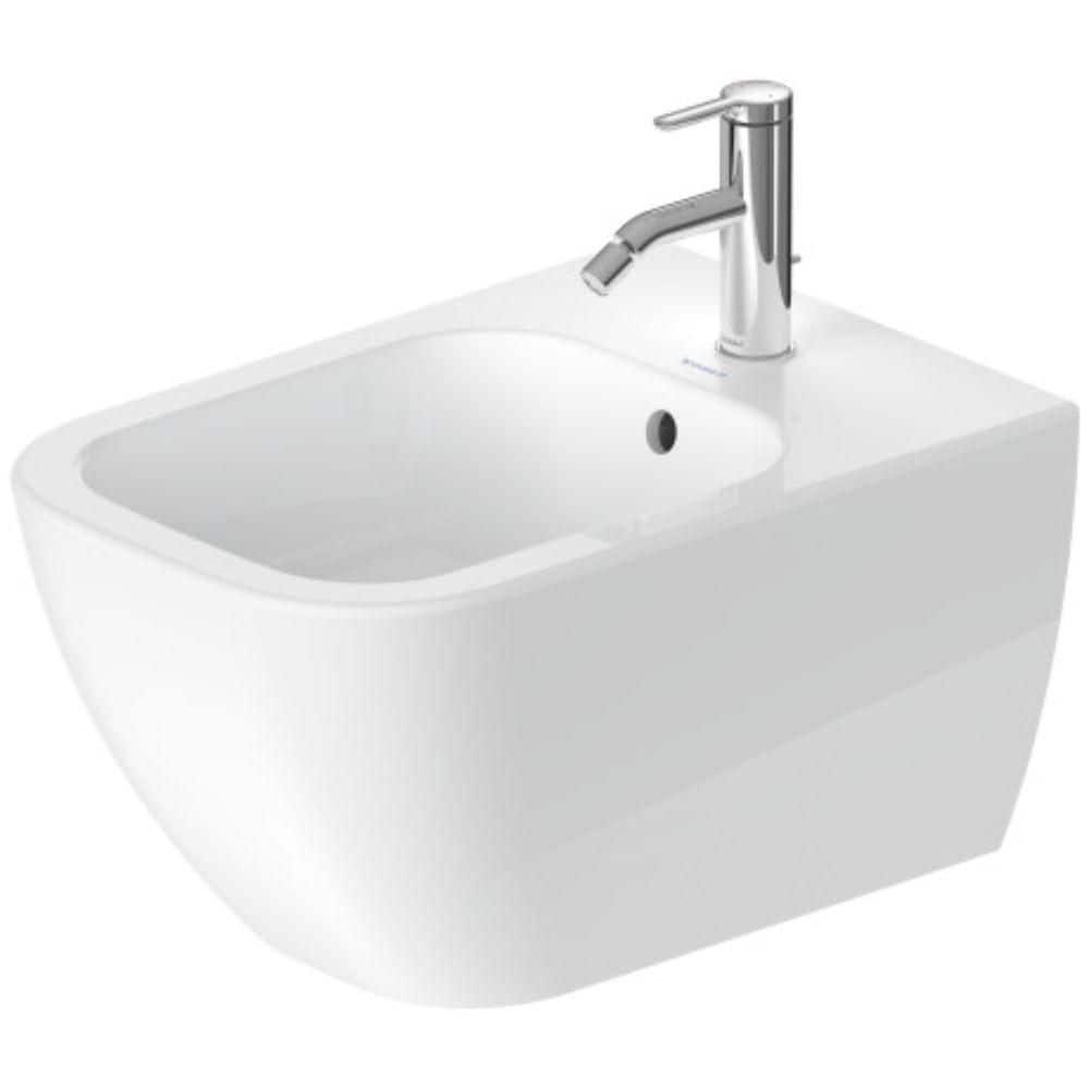 Duravit Happy D.2 Round Wall-Mounted Bidet in White