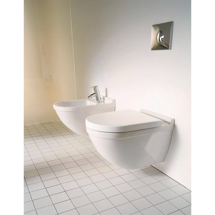 Duravit Starck Round 3 Wall-Mounted Bidet in White - Premium Design and Functionality