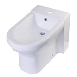 EAGO JA1010 Elongated White Bidet - Ceramic Porcelain
