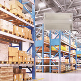 EarthTronics 1.3 ft. 92-Watt Equivalent Integrated LED Dimmable Premium Series White High Bay Light 13800 Lumens, 5000K