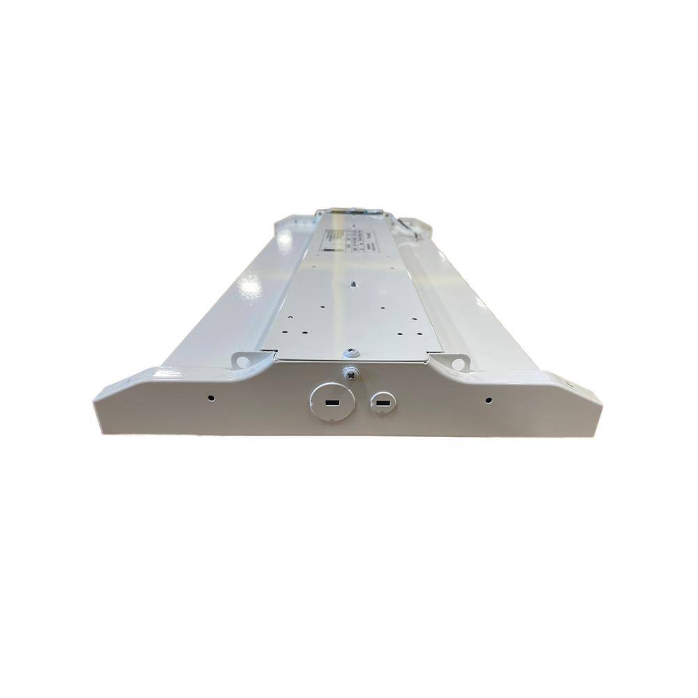 EarthTronics 1.9 ft. 185-Watt Equivalent Integrated LED Dimmable Premium Series White High Bay Light 27750 Lumens, 5000K (4-Pack)