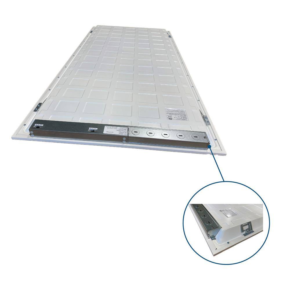 EarthTronics 2 ft. x 4 ft. 5000 Lumens Integrated LED Back-Lit Flat Panel Light, 3500K/4000K/5000K, (20-Pack)