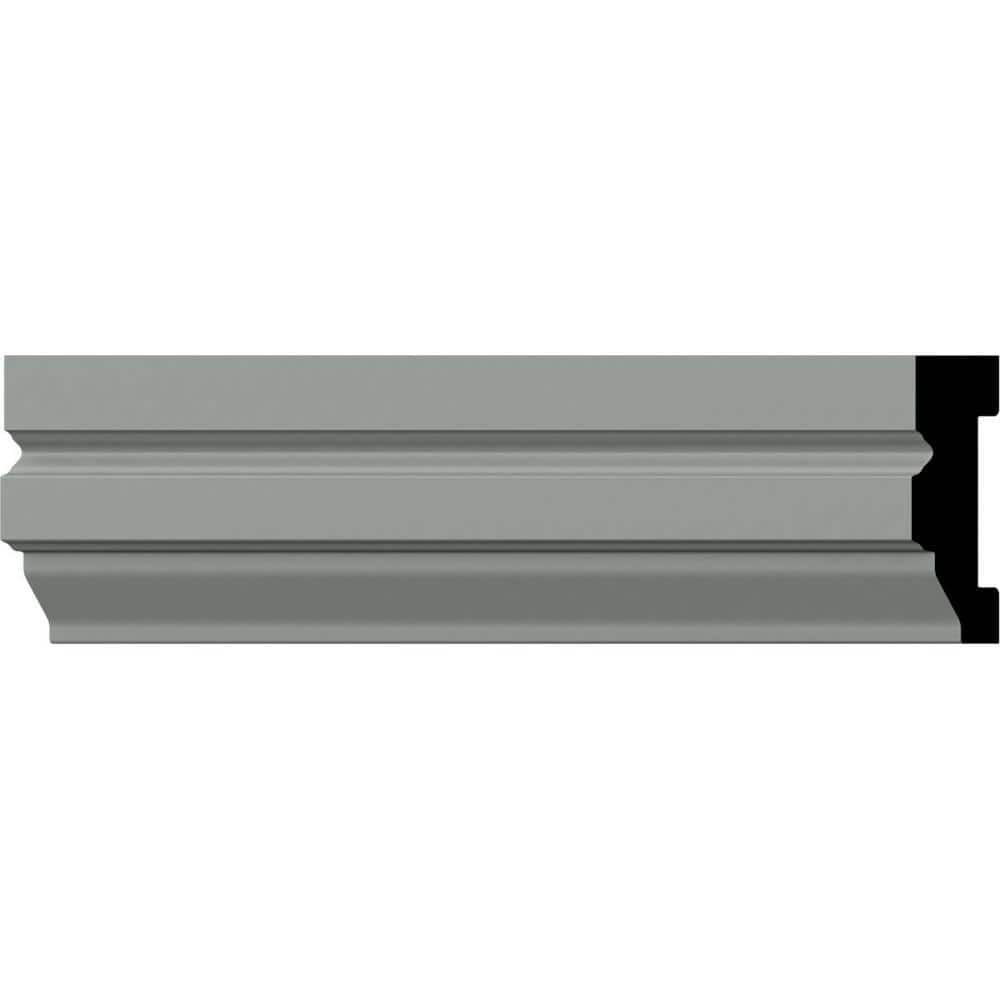 Ekena Millwork 5/8 in. x 2-5/8 in. x 94-1/2 in. Polyurethane Hillsborough Window and Door Casing Moulding