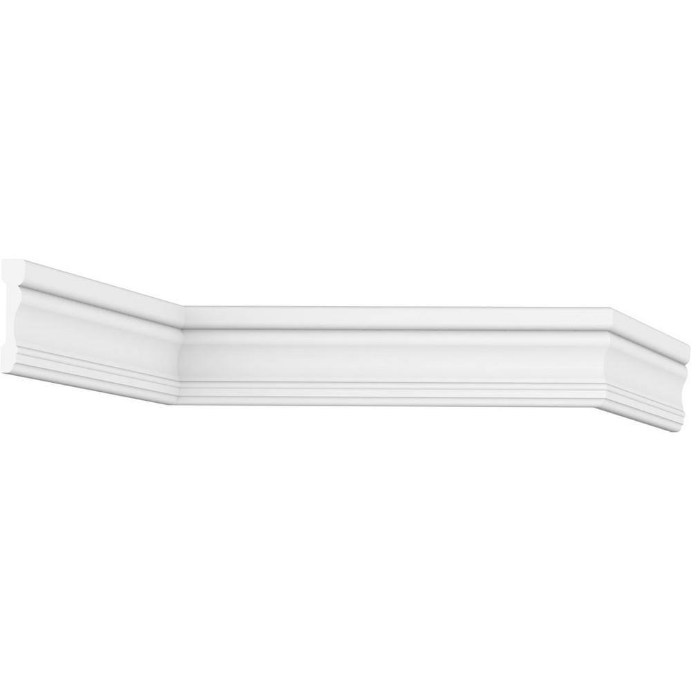 Ekena Millwork 2-3/4 in. x 5/8 in. x 96 in. West Coast Casing Moulding, PVC (12-Pack)